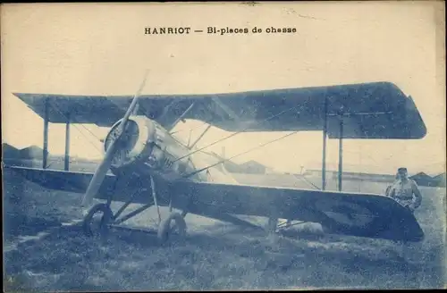 Ak Hanriot, Bi places de chasse, französisches Militärflugzeug