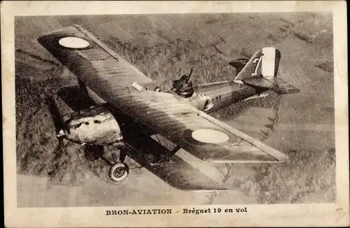 Ak Bron Aviation, Breguet 19 en vol, französisches Militärflugzeug