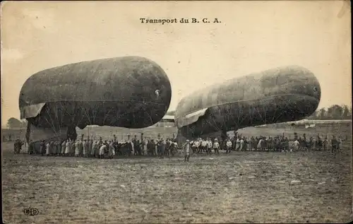 Ak Transport du B. C. A., Zeppeline