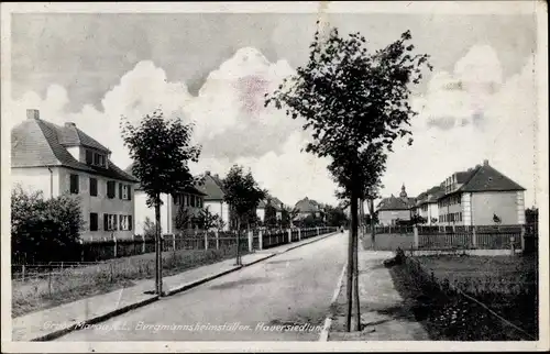 Ak Brieske Senftenberg in der Niederlausitz, Grube Marga, Bergmannsheimstätten, Hauersiedlung