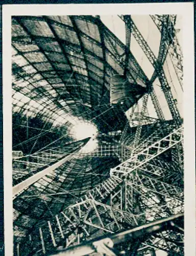 Sammelbild Zeppelin Weltfahrten Nr. 81 LZ 127 Technisches, Blick ins Schiffsinnere