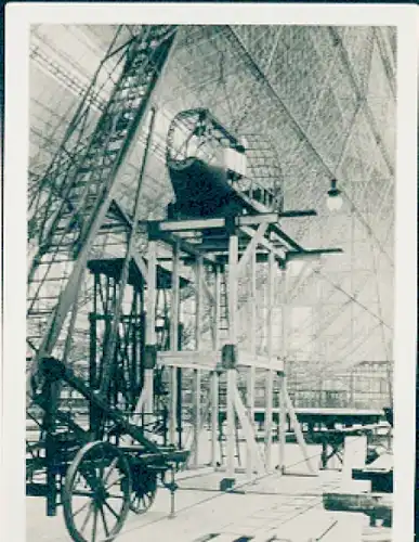 Sammelbild Zeppelin Weltfahrten Nr. 76 LZ 127 Technisches, Anbau einer Seitengondel