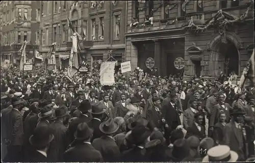 Foto Ak Dresden Altstadt, Sängerfest 1925, Festzug