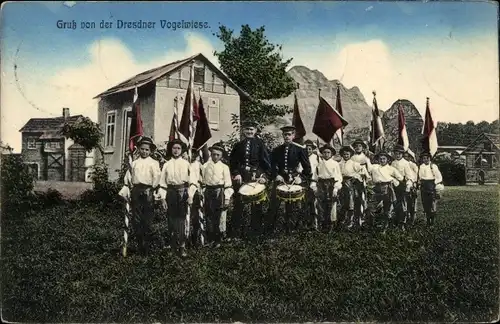 Ak Dresden Altstadt, Festplatz Vogelwiese