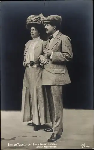 Ak Enrico Toselli und Frau Luise Toselli