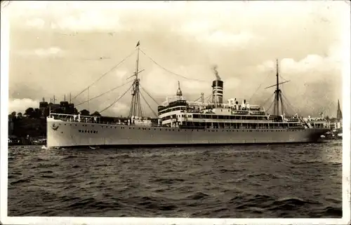 Foto Ak Dampfer Wangoni, Woermann Linie