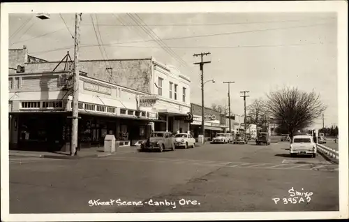 Ak Canby Oregon USA, Street Scene