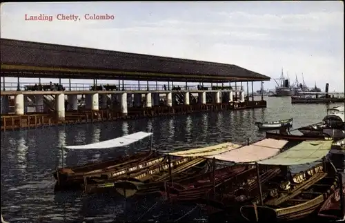 Ak Colombo Ceylon Sri Lanka, Landing Chetty