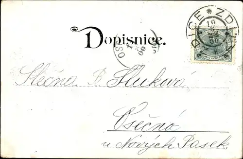 Ak Zdice Region Mittelböhmen, Totalansicht