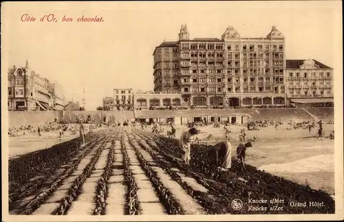 Ak Knokke Heist Heyst Knocke sur Mer Westflandern, Grand Hotel