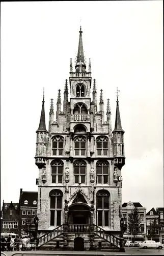 Ak Gouda Südholland Niederlande, Stadhuis