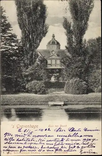 Ak 's Gravenhage Den Haag Südholland, Huis ten Bosch