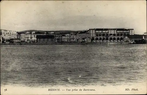 Ak Bizerte Tunesien, Vue prise de Zarzouna