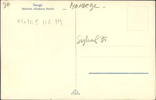 Ak Balhom Norwegen, Kviknes Hotel