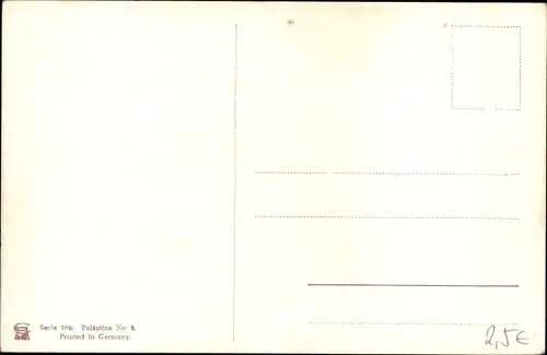 Künstler Ak Perlberg, F., Nazaret Nazareth Israel, Gesamtansicht