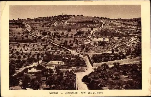 Ak Jerusalem Israel, Mont des Oliviers