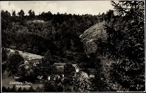 Ak Eisenberg in Thüringen, Blick auf die Walkmühle