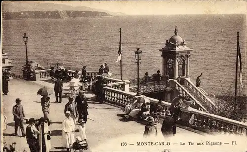 Ak Monte Carlo Monaco, Le Tir aux Pigeons