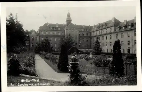 Ak Görlitz in der Lausitz, St.-Carolus-Krankenhaus