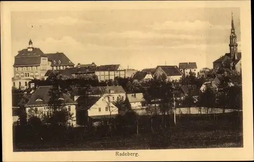 Ak Radeberg in Sachsen, Stadtansicht