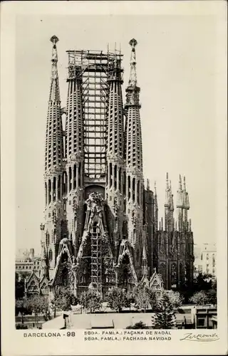 Ak Barcelona Katalonien Spanien, Sagrada Família