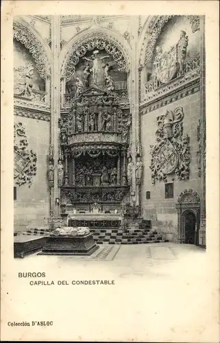 Ak Burgos Kastilien und León, Capilla del Condestable