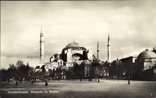 Ak Konstantinopel Istanbul Türkei, Mosquée St. Sophie, Hagia Sophia, Moschee