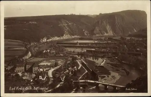 Ak Bad Kreuznach in Rheinland Pfalz, Salinental, Panorama