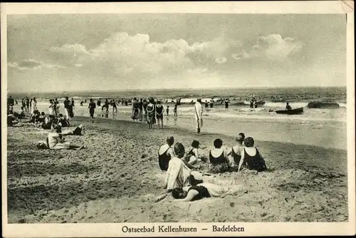 Ak Ostseebad Kellenhusen in Holstein, Badeleben