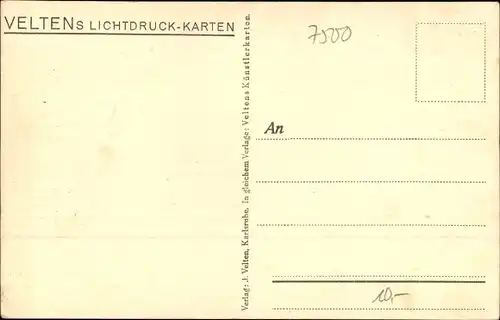 Ak Karlsruhe in Baden, Rathaus, Haupteingang, Brunnen