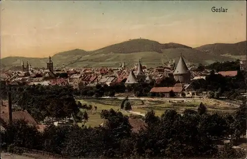 Ak Goslar am Harz, Panorama vom Ort