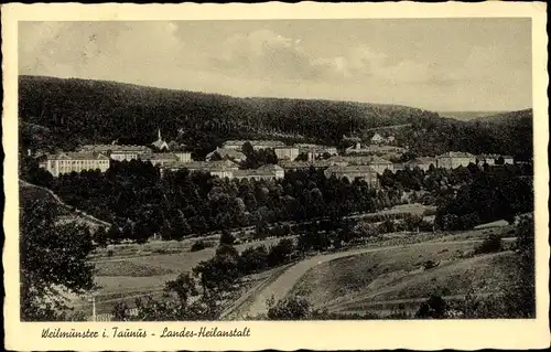 Ak Weilmünster im Taunus Hessen, Panorama vom Ort