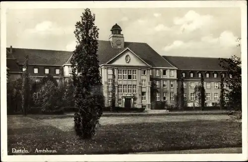 Ak Datteln im Ruhrgebiet Westfalen, Amtshaus