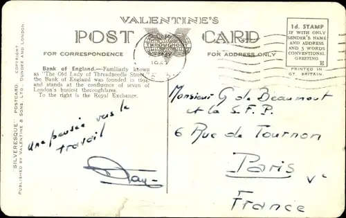 Ak London City England, Bank of England and Royal Exchange