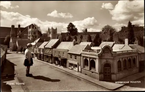 Ak Wimborne Dorset England, Model Town, Minster