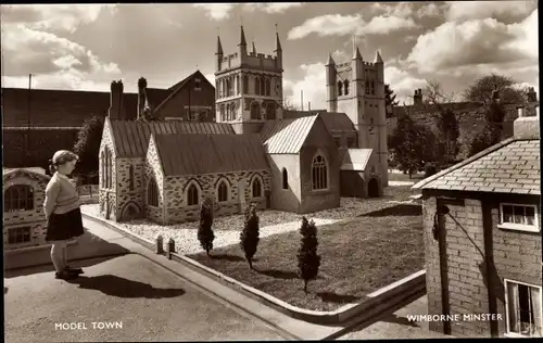 Ak Wimborne Dorset England, Model Town, Minster