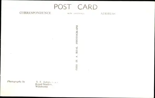 Ak Wimborne Dorset England, Model Town, Minster