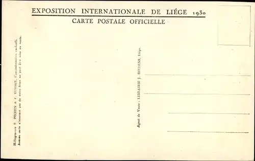 Ak Liège Wallonien Lüttich, Exposition Int., Weltausstellung 1930, Entrée du Secteur Sud