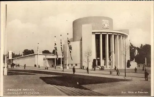 Ak Bruxelles Brüssel, Exposition 1935, Weltausstellung, Pavillon Anglais