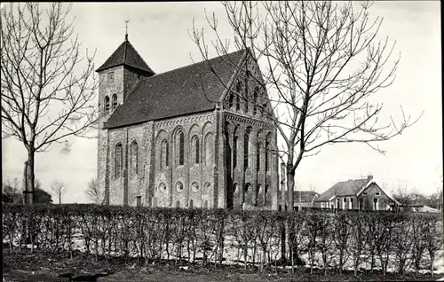 Ak Termunten Groningen Niederlande, Ned. Herv. Kerk