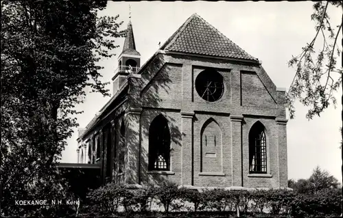 Ak Koekange Drenthe, N. H. Kerk