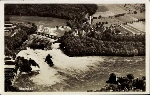 Ak Rheinfall Kanton Schaffhausen, Panorama