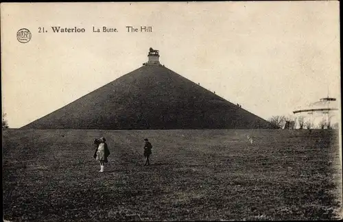 Ak Waterloo Wallonisch Brabant, La Butte