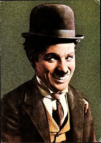 Ak Schauspieler Charlie Chaplin, Portrait