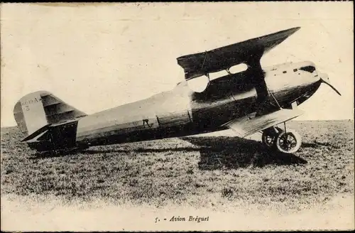 Ak Französisches Militärflugzeug, Avion Breguet