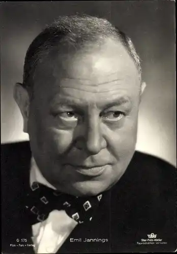 Ak Schauspieler Emil Jannings, Portrait, Tobis Film G 175