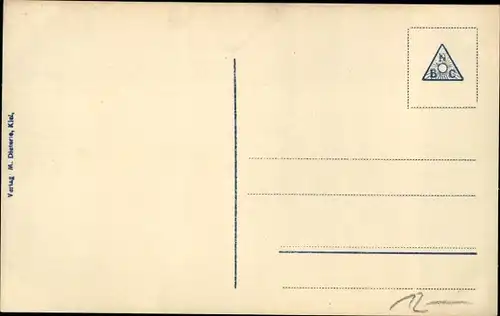 Ak Deutsches Kriegsschiff, SMS Deutschland, Kaiser Wilhelm Kanal, Grünentaler Hochbrücke