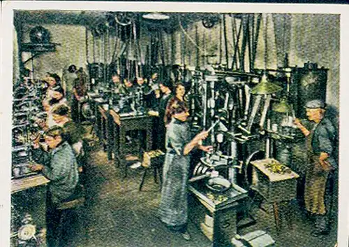 Sammelbild Der Weltkrieg 1914/18 In der Heimat Nr. 227 Im Zeichen der Kriegswirtschaft, Waffenfabrik