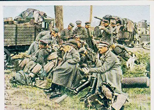 Sammelbild Der Weltkrieg 1918, Die letzten Kampfhandlungen Nr. 209, Rückzugskämpfe