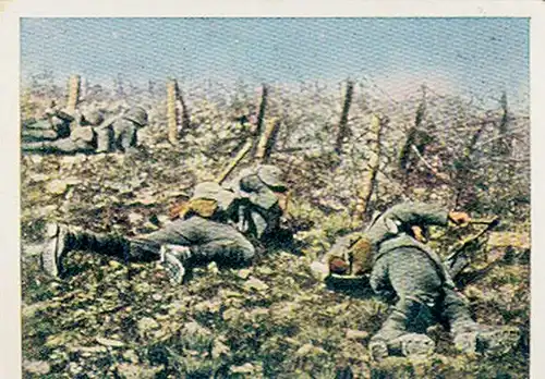 Sammelbild Der Weltkrieg 1918 Die Marne Champagne Offensive Nr. 203 Champagne Offensive, Stellung